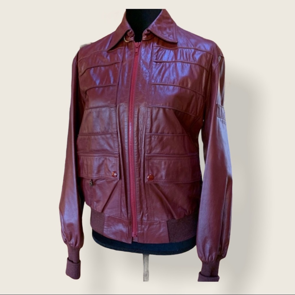 Vintage Aigner leather jacket